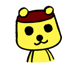Kuma-kuma pudding sticker #4658807