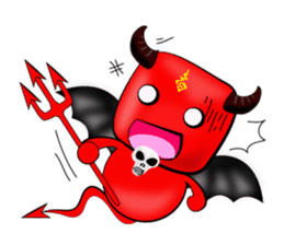 Devil fly sticker #4659209