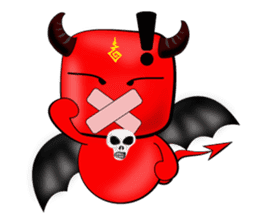 Devil fly sticker #4659216
