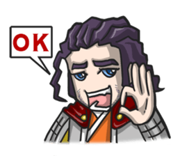 Ryo's Three Kingdom Comic Strip sticker #4659970