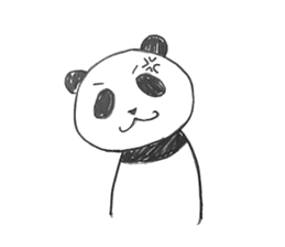 cute panda family sticker #4660032