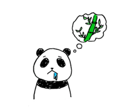 cute panda family sticker #4660037