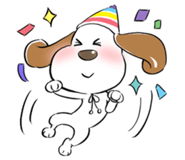 Cute Puppy 'Wini' in Roland Embley sticker #4660052