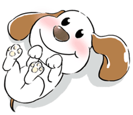 Cute Puppy 'Wini' in Roland Embley sticker #4660053