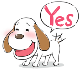 Cute Puppy 'Wini' in Roland Embley sticker #4660054