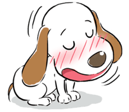 Cute Puppy 'Wini' in Roland Embley sticker #4660058