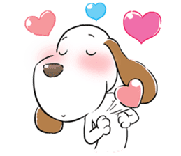 Cute Puppy 'Wini' in Roland Embley sticker #4660059