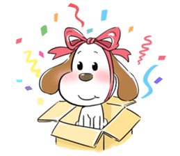 Cute Puppy 'Wini' in Roland Embley sticker #4660061