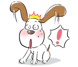 Cute Puppy 'Wini' in Roland Embley sticker #4660073