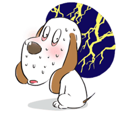 Cute Puppy 'Wini' in Roland Embley sticker #4660074
