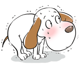 Cute Puppy 'Wini' in Roland Embley sticker #4660075