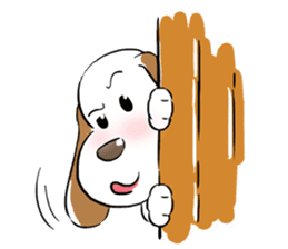 Cute Puppy 'Wini' in Roland Embley sticker #4660078