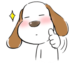 Cute Puppy 'Wini' in Roland Embley sticker #4660080