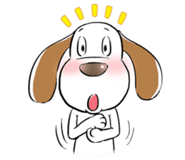 Cute Puppy 'Wini' in Roland Embley sticker #4660086