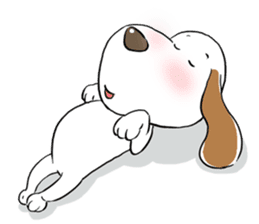 Cute Puppy 'Wini' in Roland Embley sticker #4660087