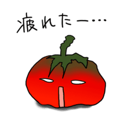 Tomato and garlic sticker #4660254