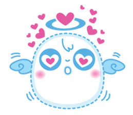 AWhite sticker #4660415