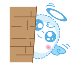 AWhite sticker #4660422