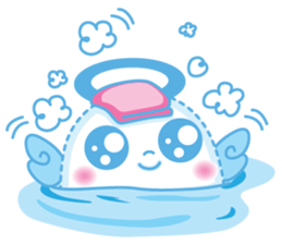 AWhite sticker #4660436