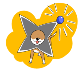 Shuriken dog sticker #4660946