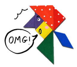 Tangram Symbols sticker #4660970