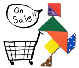 Tangram Symbols sticker #4660978