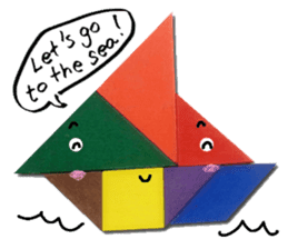 Tangram Symbols sticker #4660982