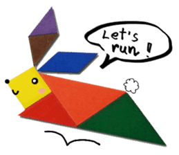 Tangram Symbols sticker #4660987