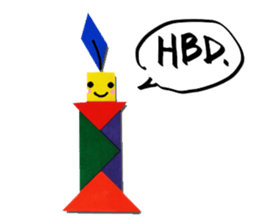 Tangram Symbols sticker #4660988