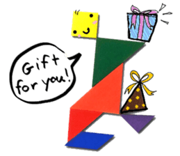 Tangram Symbols sticker #4660992