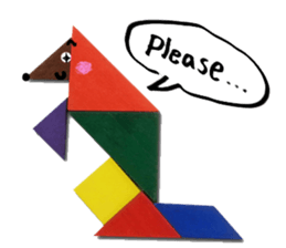 Tangram Symbols sticker #4660993