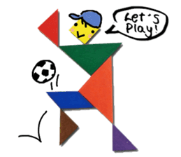 Tangram Symbols sticker #4660994