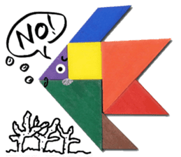 Tangram Symbols sticker #4660996