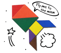 Tangram Symbols sticker #4661002