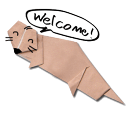 Origami Animals sticker #4661372