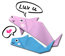 Origami Animals sticker #4661393