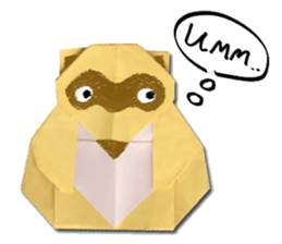 Origami Animals sticker #4661397
