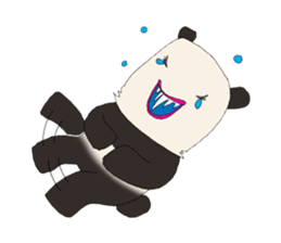 kowamote panda kun sticker #4661410