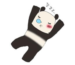 kowamote panda kun sticker #4661415