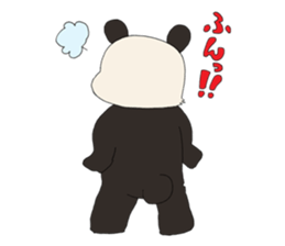 kowamote panda kun sticker #4661419