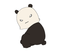 kowamote panda kun sticker #4661424