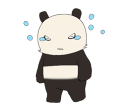 kowamote panda kun sticker #4661426