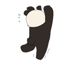 kowamote panda kun sticker #4661427