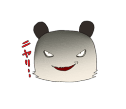 kowamote panda kun sticker #4661428