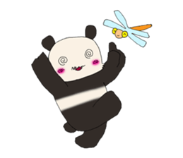 kowamote panda kun sticker #4661429