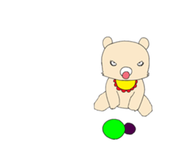 kowamote panda kun sticker #4661442