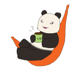 kowamote panda kun sticker #4661444