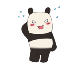 kowamote panda kun sticker #4661445