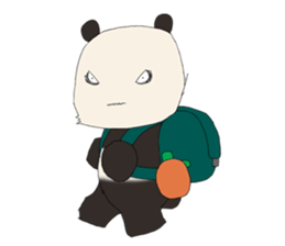 kowamote panda kun sticker #4661446