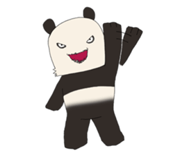 kowamote panda kun sticker #4661447